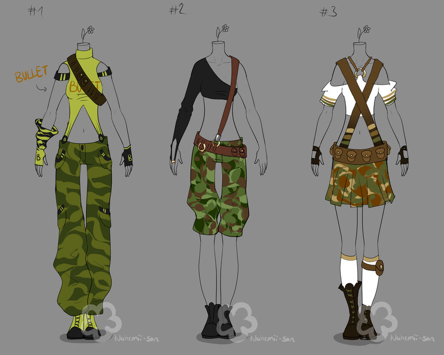 Camouflage Outfit Adopts - sold