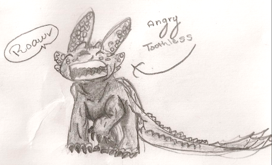 Toothless Intimidating Angry Little Toothless by Purpledragon12 on DeviantArt