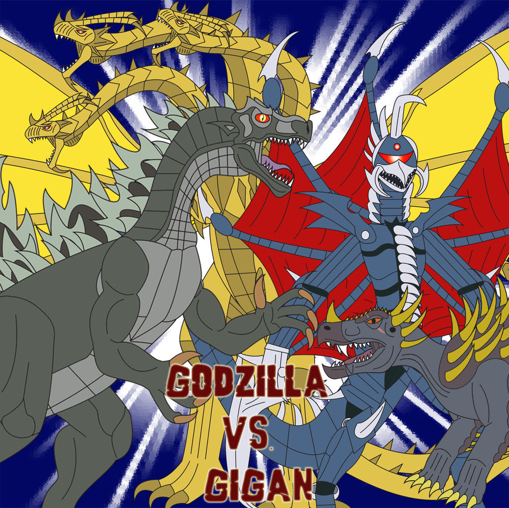 Godzilla vs. Gigan by Daizua123 on DeviantArt