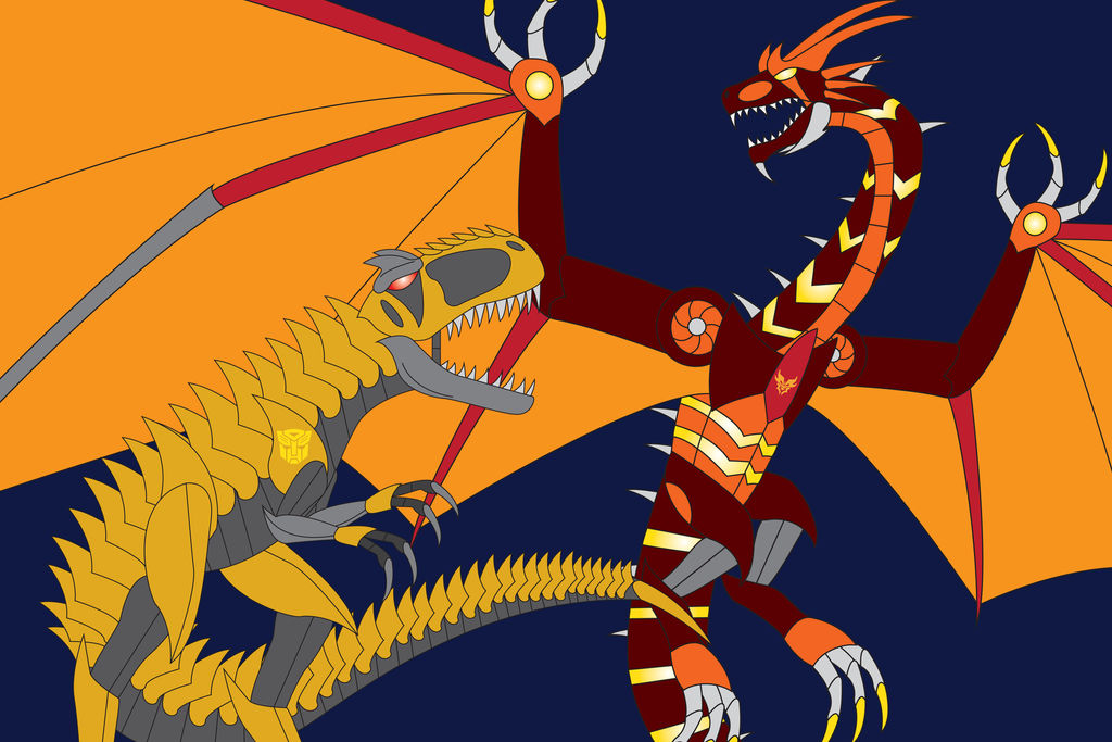 Grimlock vs. Predaking by Daizua123 on DeviantArt