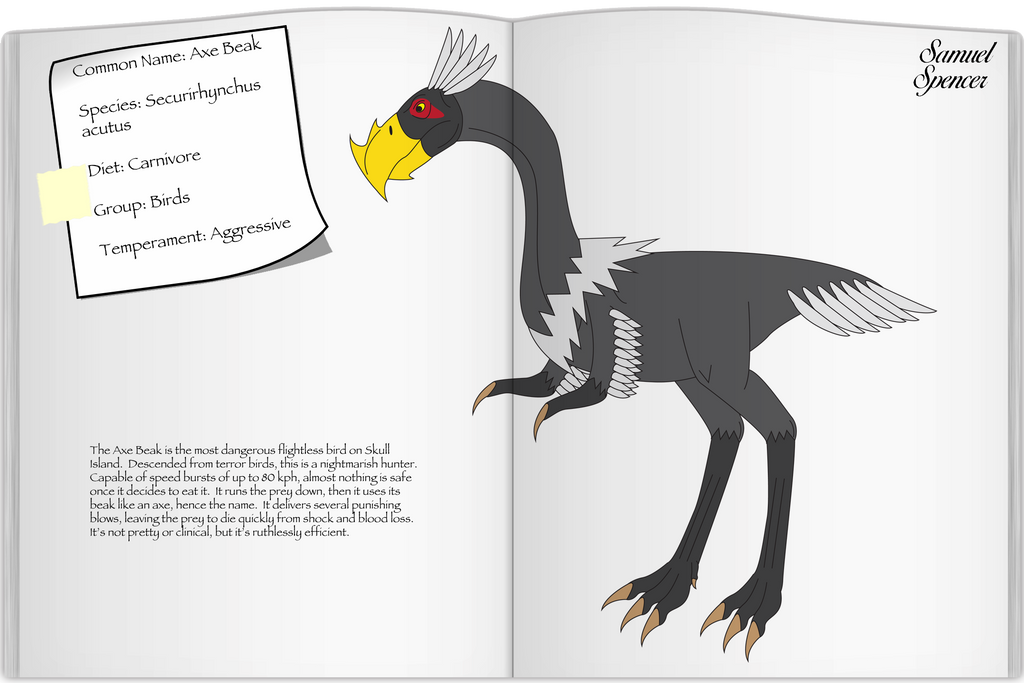 Axbeak Creatures Skull Island - Axe Beak by Daizua123 on DeviantArt
