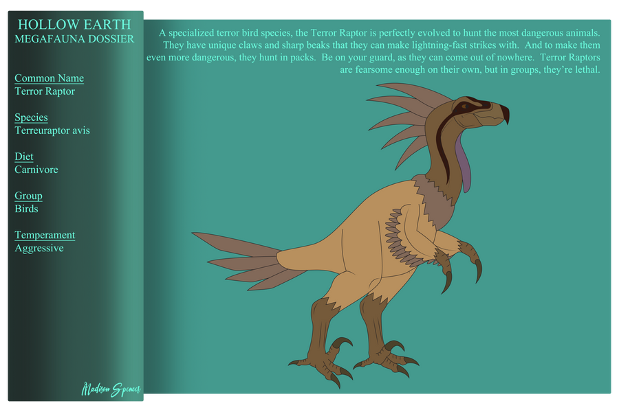 Hollow Earth - Terror Raptor by Daizua123 on DeviantArt