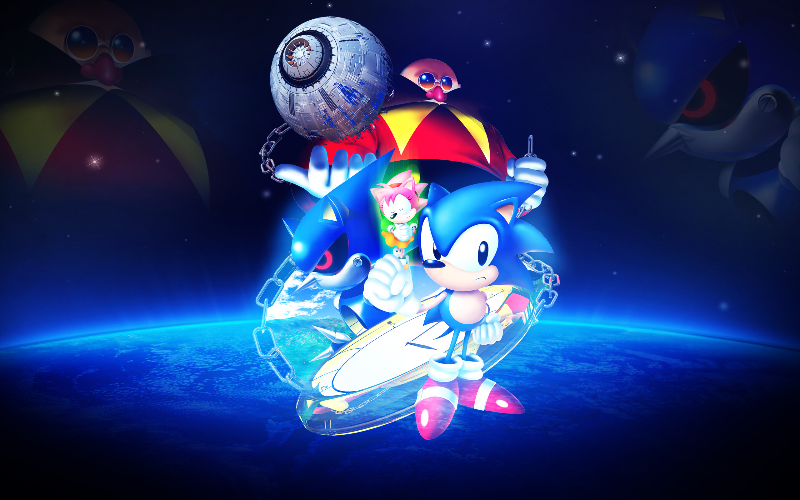 Sonic CD Wallpaper (2560x1600)