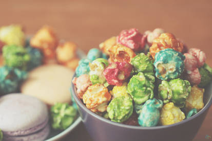 Rainbow Popcorns