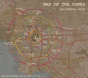 Map of the Zones - California 2019