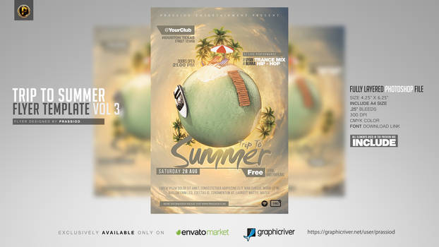 Trip To Summer Flyer Template Vol 3
