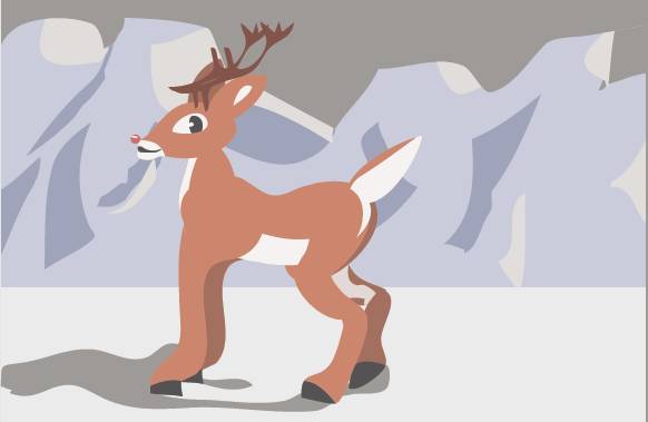 Standing Up Rudolph Rudolph standing tall by TheDeterminedTypist on DeviantArt