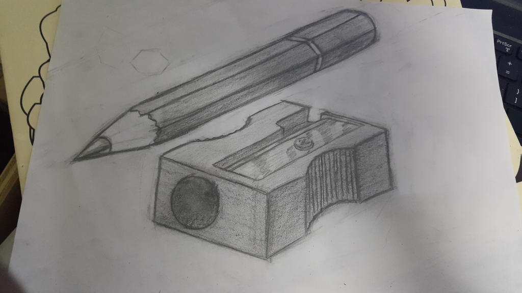 Pencil and sharpener by Freshsketcher on DeviantArt