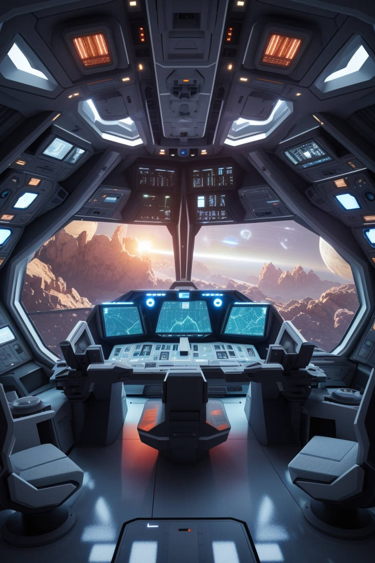 Spacecraft Interior Design 1 By Bem1RO On DeviantArt