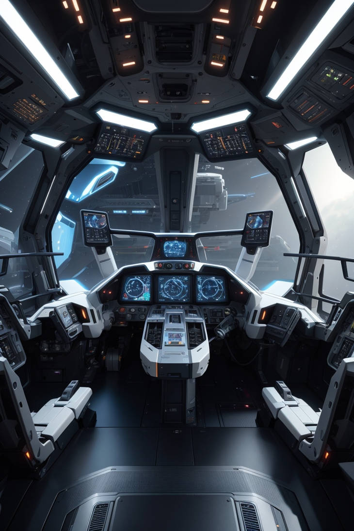 Spacecraft Interior Design (3) by bem1RO on DeviantArt