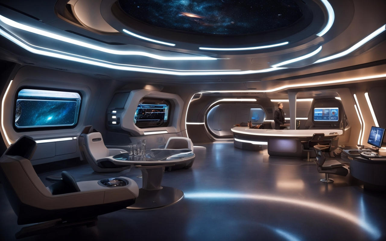 Starship Office Room by bem1RO on DeviantArt