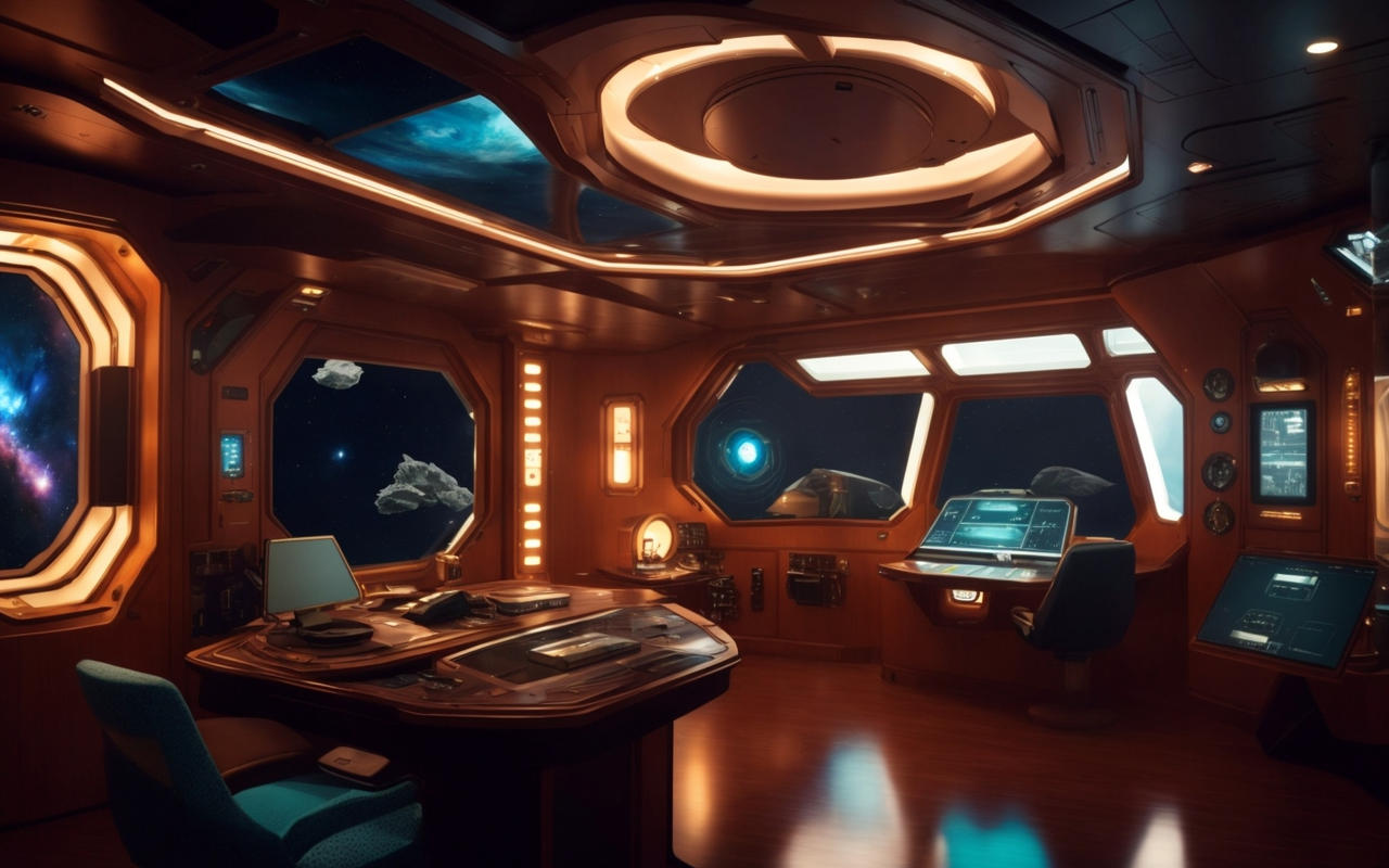 Starship Captain Room (2) by bem1RO on DeviantArt