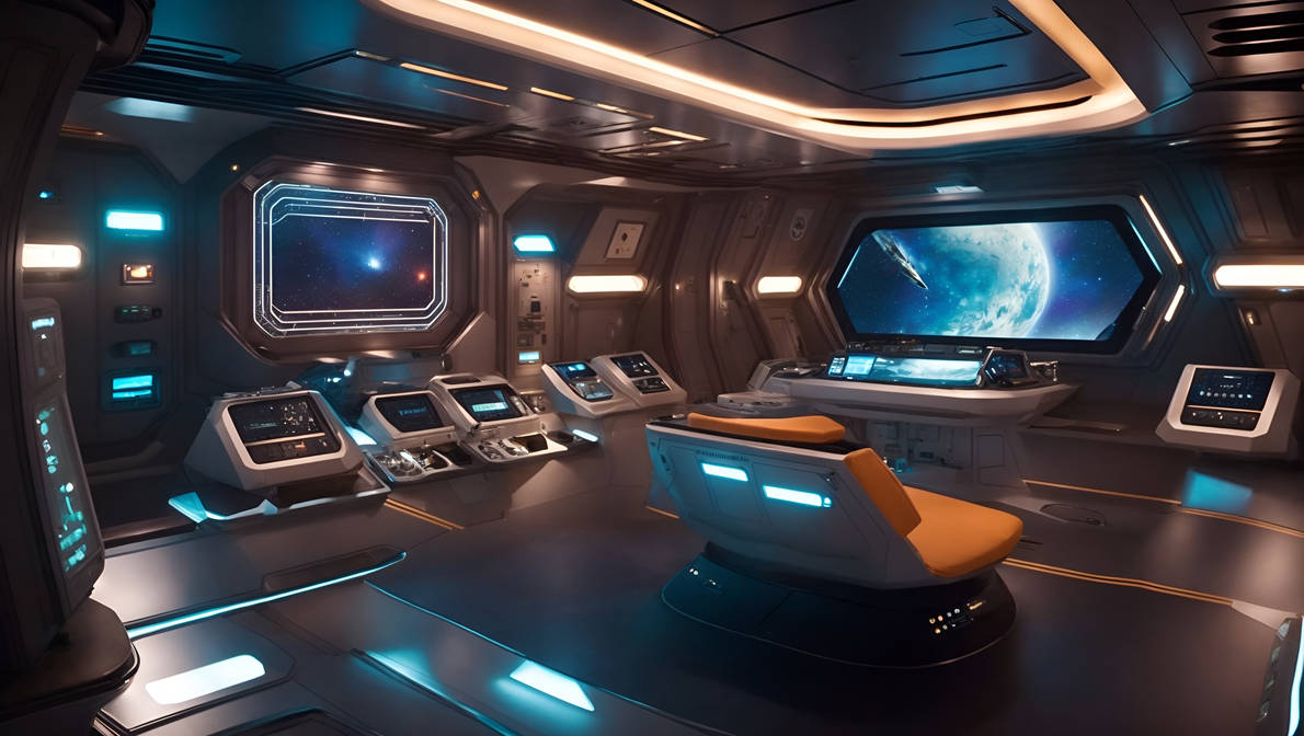 Starship Captain Room (3) by bem1RO on DeviantArt