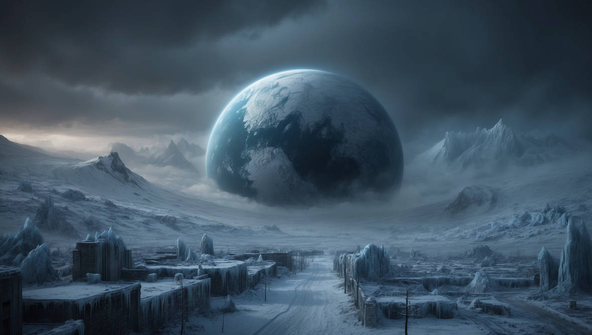 Post-apocalyptic Ice-encrusted Earth (3) by bem1RO on DeviantArt
