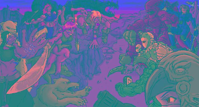 Magic Vs Technology Deviantart Magic vs. Tech by Higalack on DeviantArt