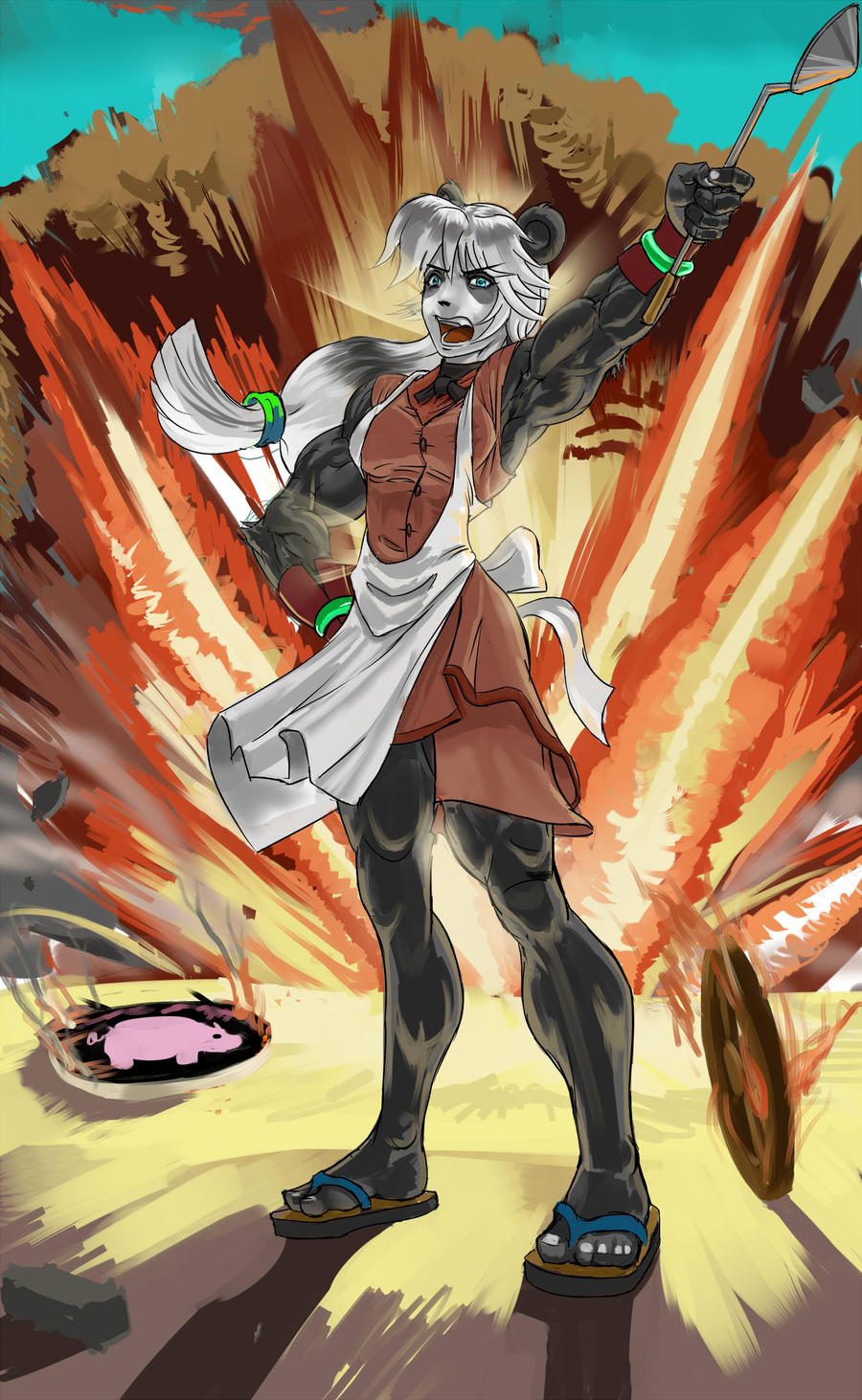 Panda Explosion by Higalack on DeviantArt