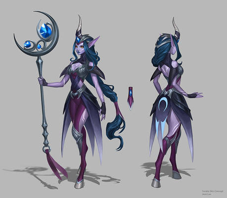 Midnight Soraka skin concept