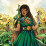 Sunflower YCH illustration