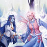 Couple winter illustration | Commission for Aka