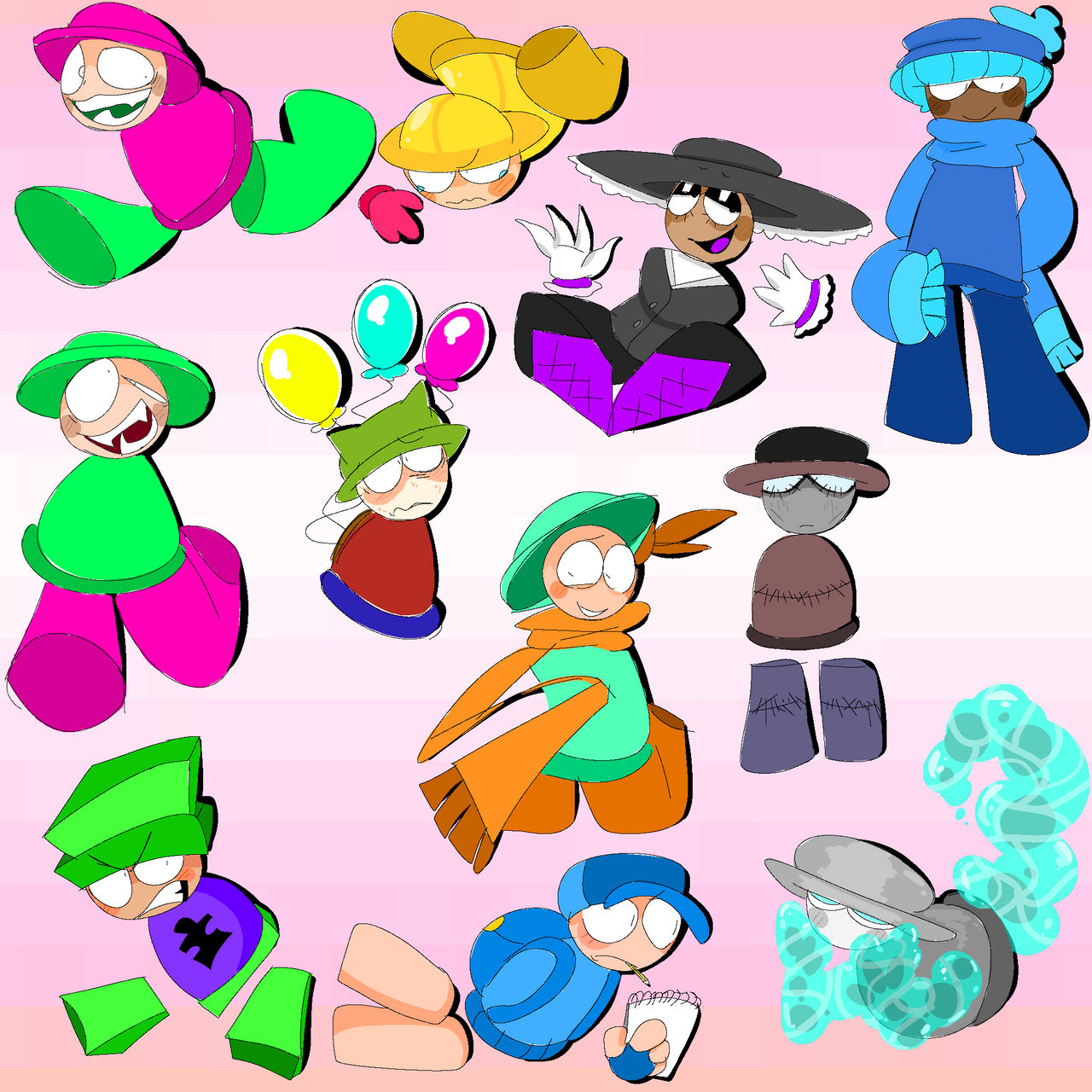 dnb ocs by DISRUPTION-BAMBI on DeviantArt