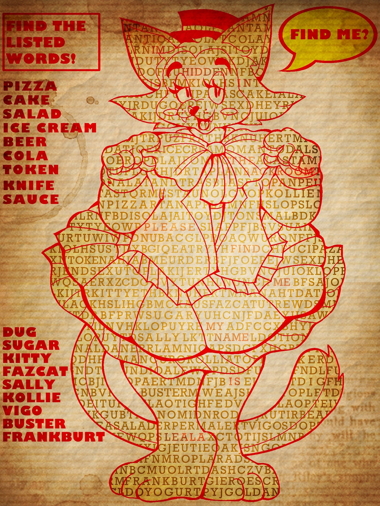 WORD SEARCH PUZZLE 1987 by DISRUPTION-BAMBI on DeviantArt