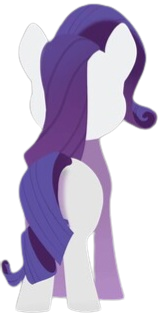 Rarity (New Generation Vector) (Back View) by smiley2570 on DeviantArt