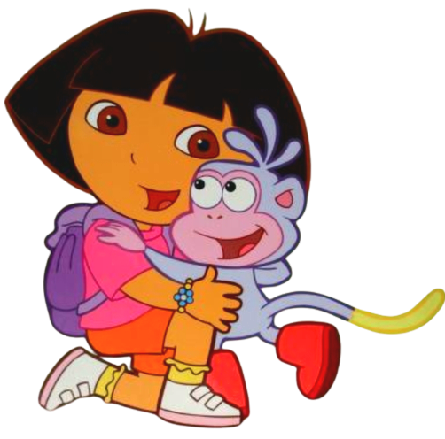 Dora Hugging Boots Vector by smiley2570 on DeviantArt