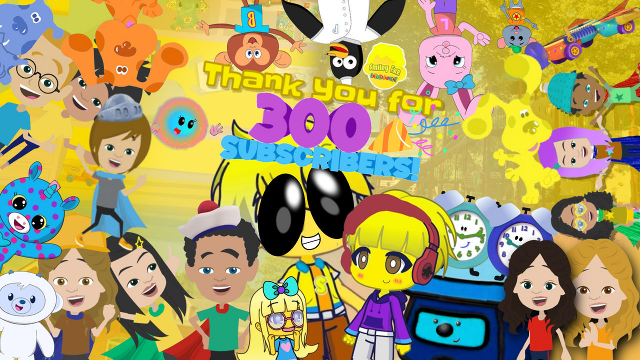 WE JUST HIT 300 SUBSCRIBERS ON MY CHANNEL!!! by smiley2570 on DeviantArt