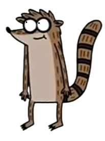 DFC - Rigby Render#2 (Looking Up, Season 3-4a) by smiley2570 on DeviantArt