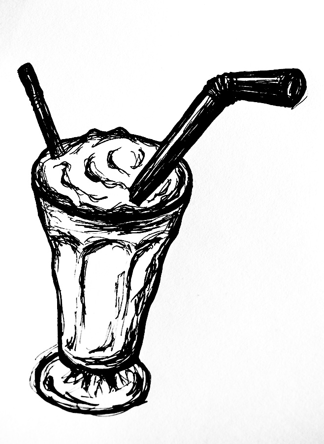 milkshake sketch by theLightning on DeviantArt