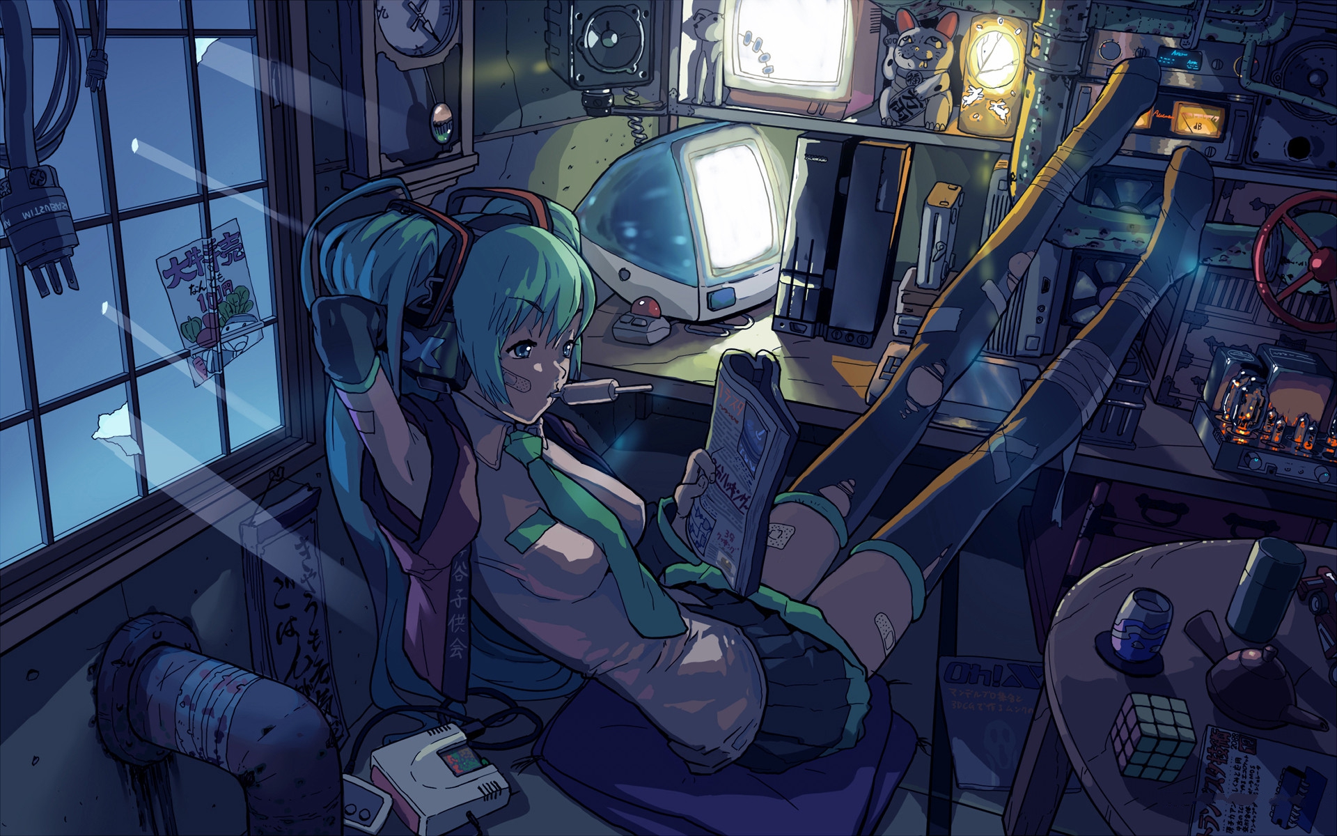 Cyberpunk Anime Girl by Afrial on DeviantArt