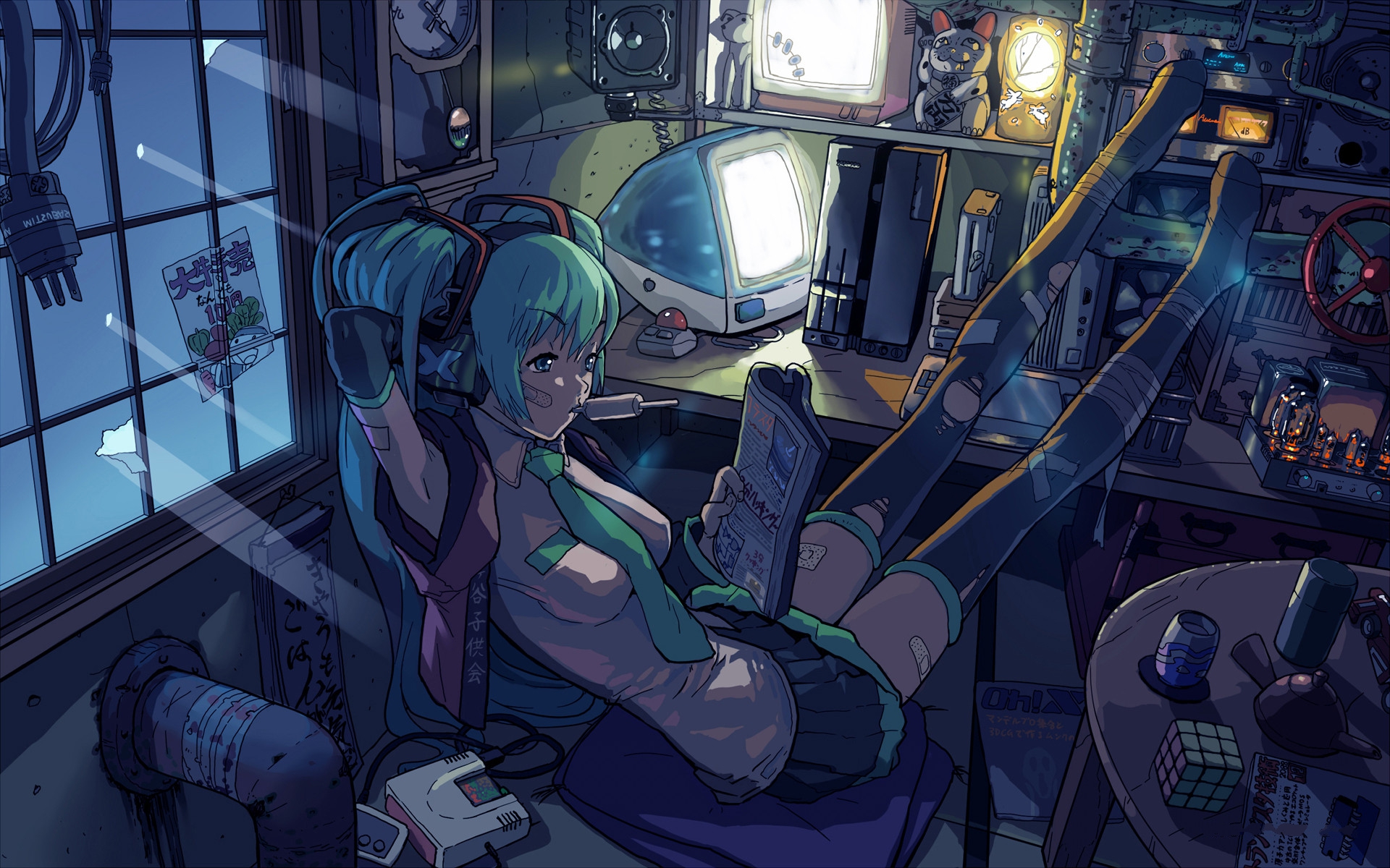 Cyberpunk Anime Girl by MAXADIN on DeviantArt