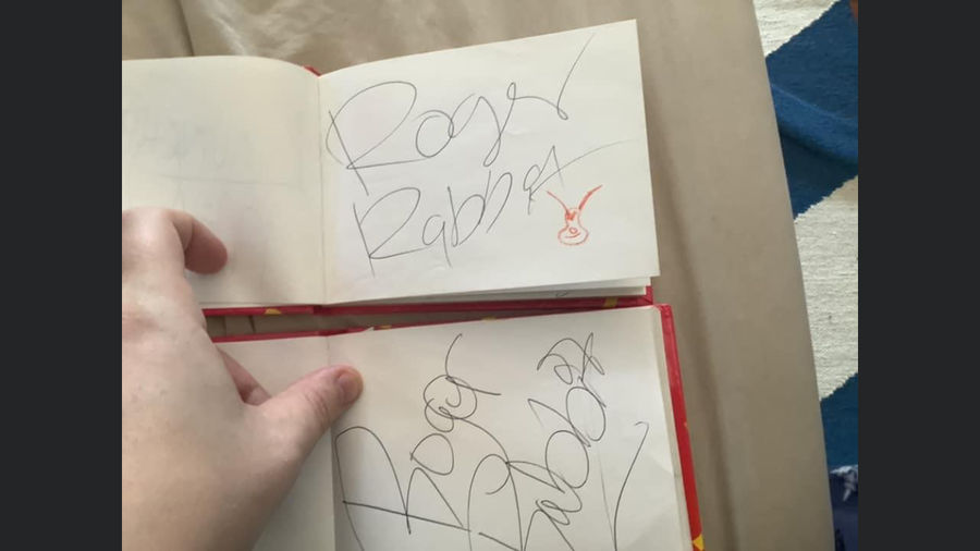 Roger rabbit autograph by nosuchluckhater1994 on DeviantArt