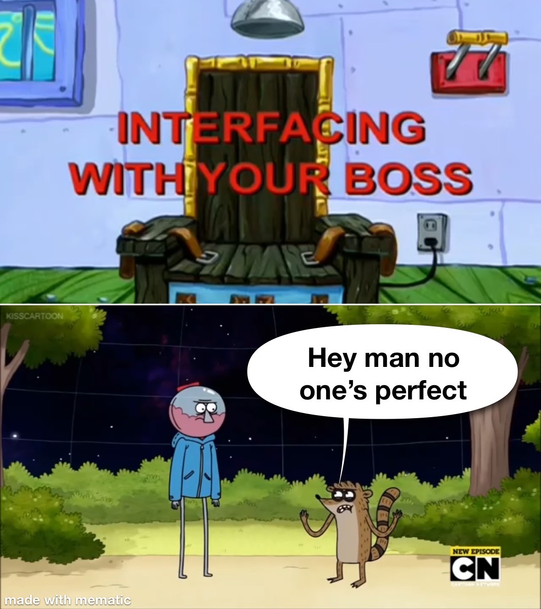 Interfacing with your boss meme by nosuchluckhater1994 on DeviantArt