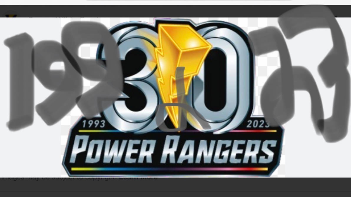 Power rangers 30 years fan made logo by nosuchluckhater1994 on DeviantArt