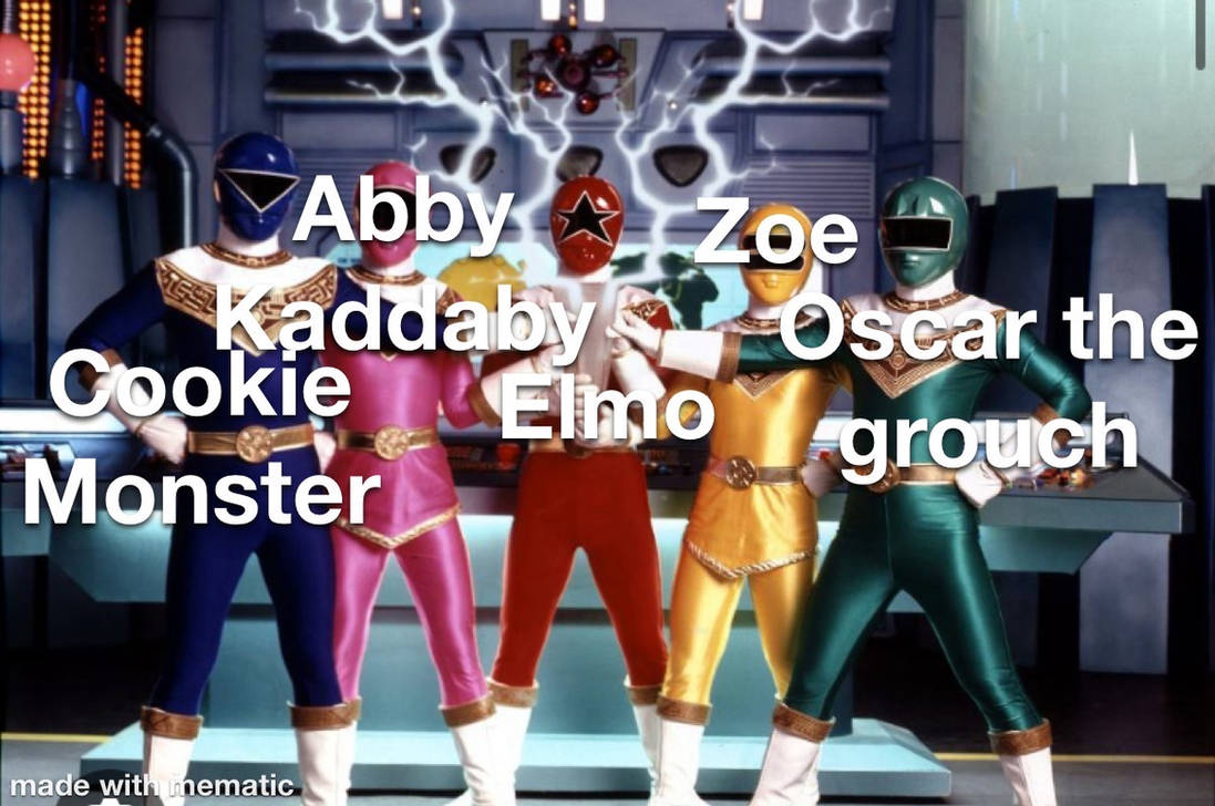 Mighty muppet power rangers by nosuchluckhater1994 on DeviantArt