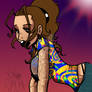 Tattooed Girl Colored