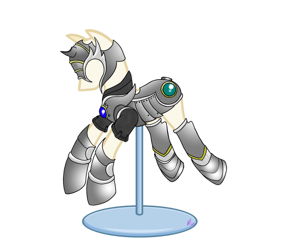 Deviantart Pinon Pony Armor Prototype: 1 by Purple-Pinion on DeviantArt