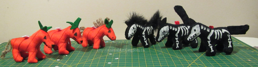 Halloween Plush Keychain Critters