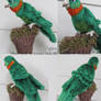 8in Conure Parrot Custom Plush