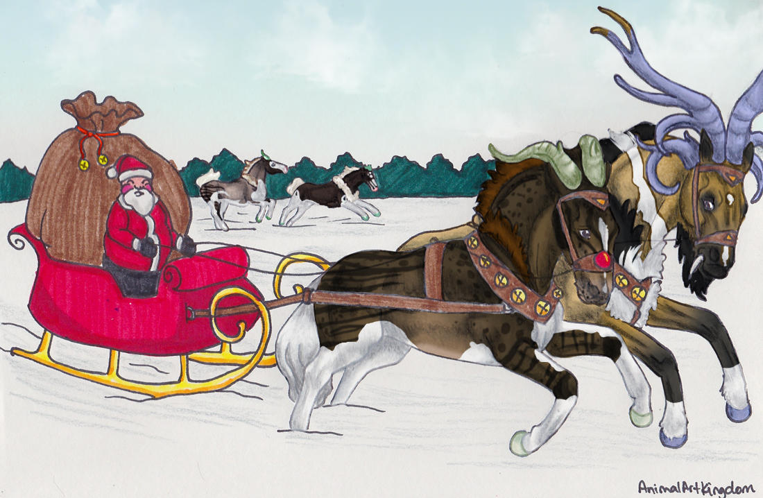 Santas Helpers by AnimalArtKingdom on DeviantArt
