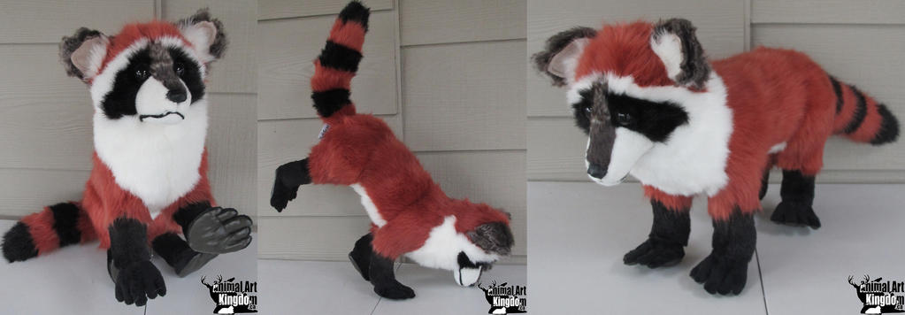 Red Raccoon Mouse 13in Red Raccoon Plush Commission by AnimalArtKingdom on DeviantArt