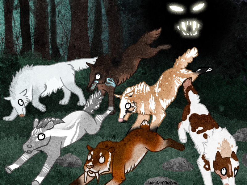 Spooky Night by AnimalArtKingdom