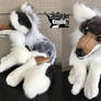 23in Timber Wolf Coyote Floppy Plush