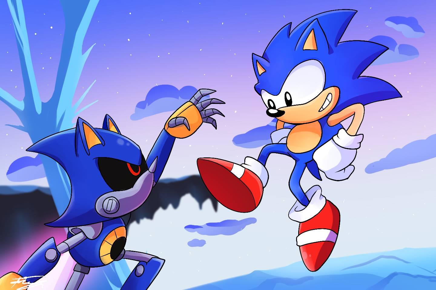 Metal Sonic vs Anetta