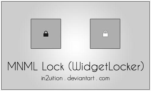 MNML Lock (WidgetLocker)
