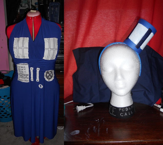 TARDIS Dress and headband