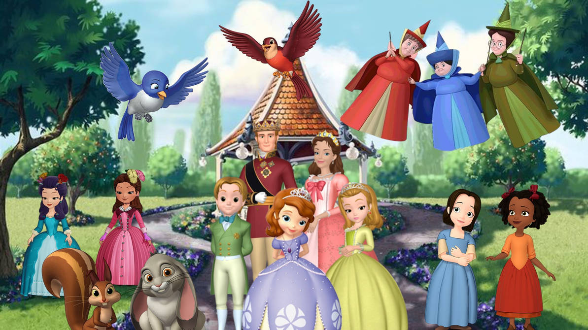 Sofia The First All Main Characters (2012-2018) by DarrylThomas on ...