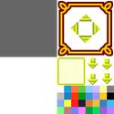 Simple Gold Line Windowskin (RM VX/Ace)