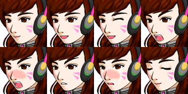 D.va from Overwatch Faceset (RM VX/Ace)